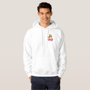 Cute Cherry Love Sticker Hoodie