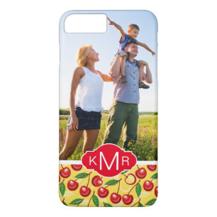 Cute Cherry Pattern   Add Your Photo Case-Mate iPhone Case