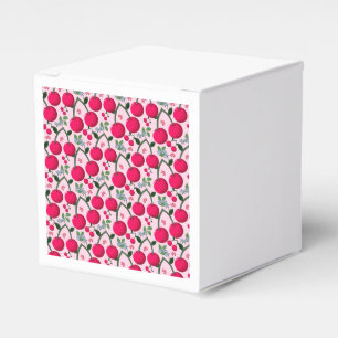 Cute Cherry  Pattern, Glossy Kawaii Fruit Favour Box
