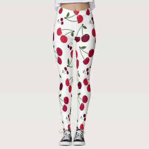 Cute cherry pattern Leggings