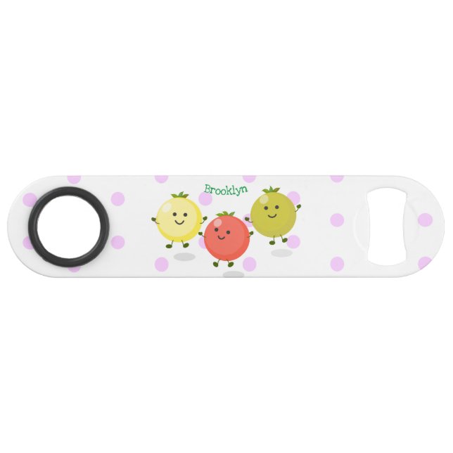 Cute cherry tomatoes cartoon illustration (Front (Horizontal))