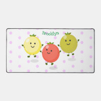 Cute cherry tomatoes cartoon illustration