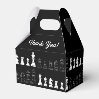 Cute Chess Board Games Kids Birthday Party Favour Box