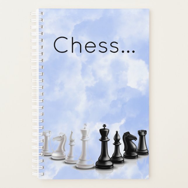 Cute Chess Pieces Yearly Planner (Front)