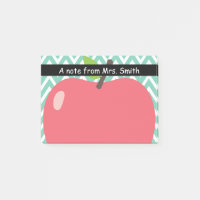 Cute Chevron Stripes Big Apple Teacher