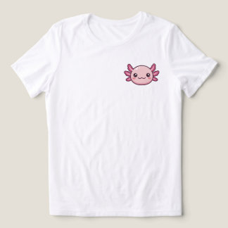 *Cute Chibi Axolotl T-shirt. Tri-Blend Shirt