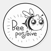 Cute Chibi Bee illustration Quote