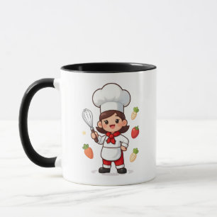 Cute Chibi Chef Mug for Food Lovers