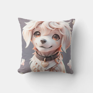 Cute Chibi Golden Retriever Puppy Cushion