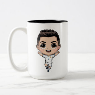 Cute Chibi Soccer Player Mug – Cartoon Football