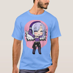 Cute Chibi Style Kawaii Anime Girl With Wings  T-Shirt