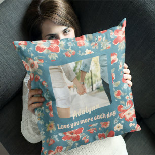 Cute Chic 1 Year Anniversary Gifts for Girlfriend Cushion