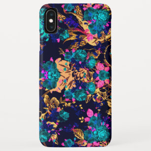 Cute chic abstract flowers background Case-Mate iPhone case