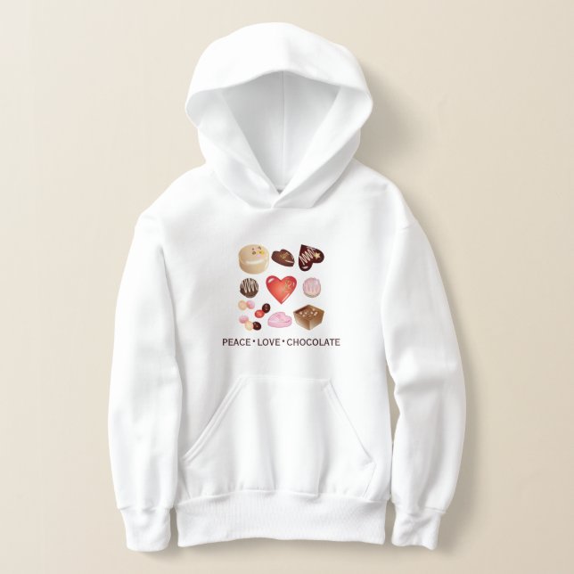 Cute Chic Colourful Chocolate Candy Heart (Laydown)