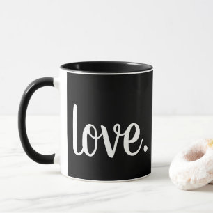 cute chic LOVE. script Mug
