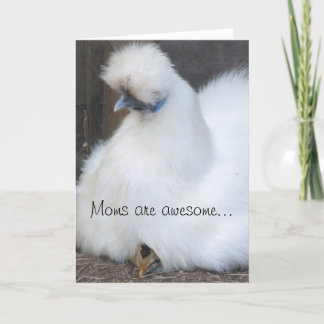 Cute chick/ chicken Mother's day card