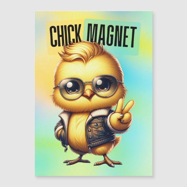 Cute Chick Magnet Funny Easter-54546 (Front)