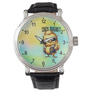Cute Chick Magnet Funny Easter-54546 Watch