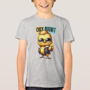 Cute Chick Magnet Funny Easter Tri-Blend Shirt