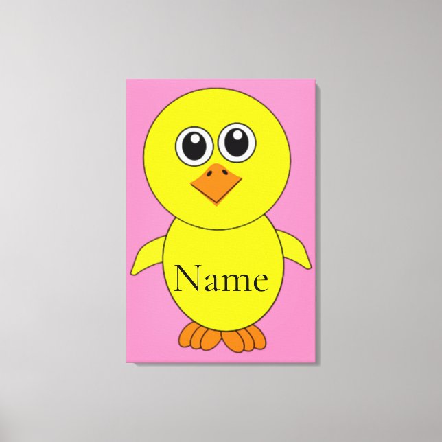 Cute Chick Thunder_Cove Canvas Print (Front)
