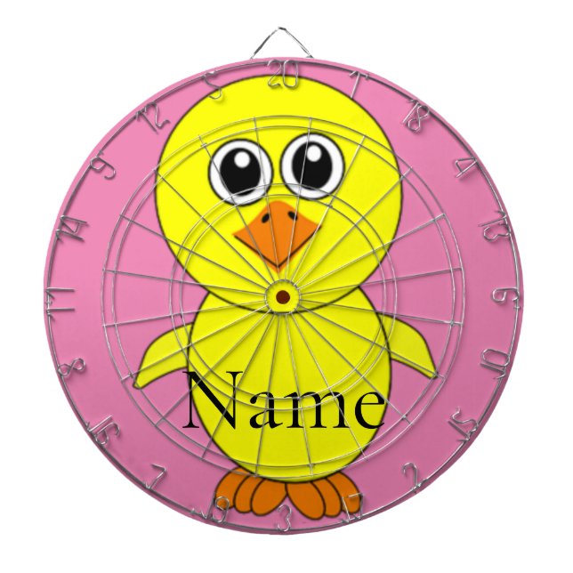 Cute Chick Thunder_Cove  Dartboard (Front)