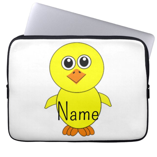 Cute Chick Thunder_Cove Laptop Sleeve (Front)