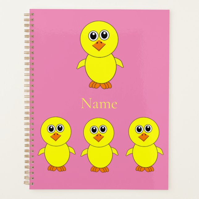Cute Chick Thunder_Cove  Planner (Front)