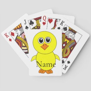 Cute Chick Thunder_Cove Playing Cards
