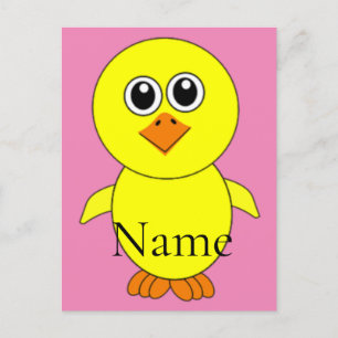 Cute Chick Thunder_Cove Postcard