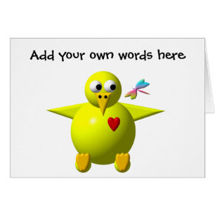 Cute chick with Dragonfly