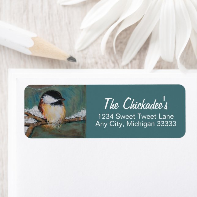 Cute Chickadee Art (Insitu)