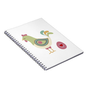 Cute Chicken And The Egg Notebook