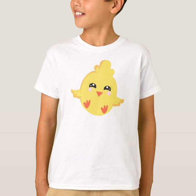 Cute Chicken, Baby Chicken, Little Chicken, Chick T-Shirt (Front)