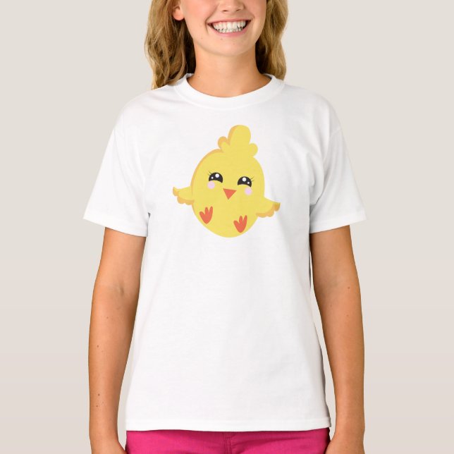 Cute Chicken, Baby Chicken, Little Chicken, Chick T-Shirt (Front)