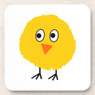 Cute chicken cartoon coaster