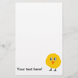 Cute chicken cartoon stationery
