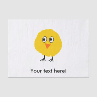 Cute chicken cartoon tissue paper