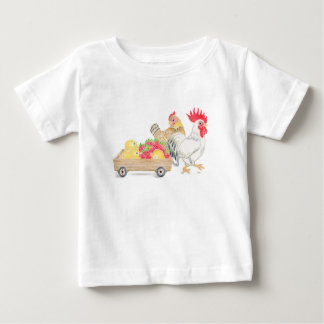 Cute Chicken Family Baby T-Shirt
