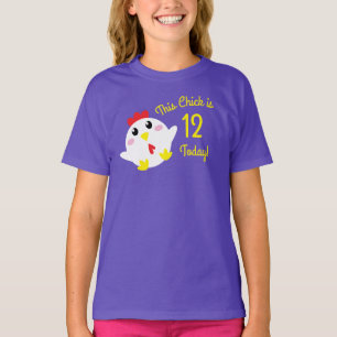 Cute Chicken Farm Kids 1st Birthday Party T-Shirt