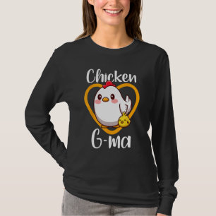 Cute Chicken G ma Chick Family Farmer Poultry Moth T-Shirt