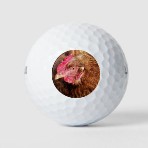 CUTE CHICKEN GOLF BALLS