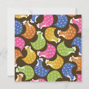 Cute Chicken Hens Night Bachelorette Party Invite