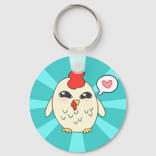 Cute Chicken Key Ring