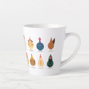 Cute Chicken Latte Mug