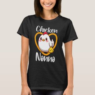 Cute Chicken Nonno Chick Family Farmer Poultry Mot T-Shirt