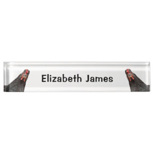 Cute Chicken Portraits Personalised Desk Name Pla Nameplate