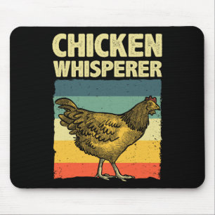 Cute Chicken Whisperer For Men Women Chicken Farme Mouse Pad