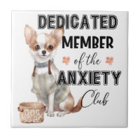 Cute Chihuahua Anxiety Quote Funny Humour