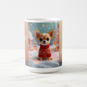 Cute Chihuahua Christmas Mug Personalized Holida