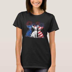 Cute Chihuahua Dog American Flag 4th Of July Usa T-Shirt